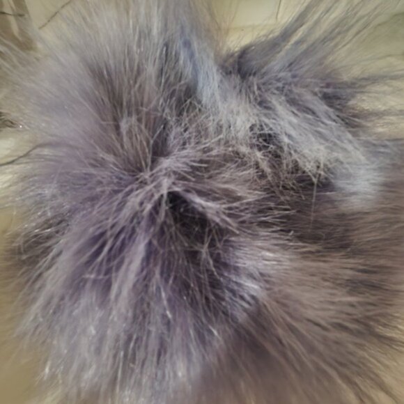 Conte of Florence Black Fleece Lavender‎ Faux Fur Winter Hat Made in Italy Logo main image 4